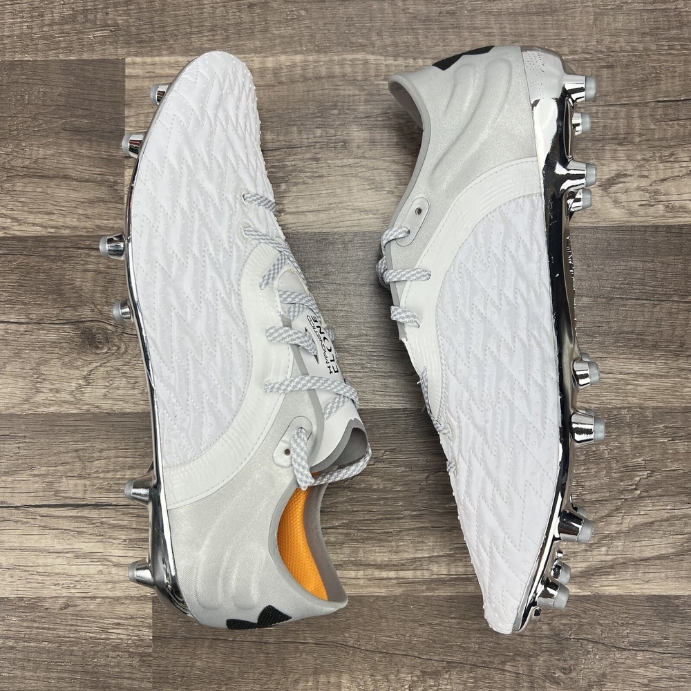 Under Armour Clone Magnetico Pro 2.0 FG White New 3025640-100 Soccer Men Sz 10